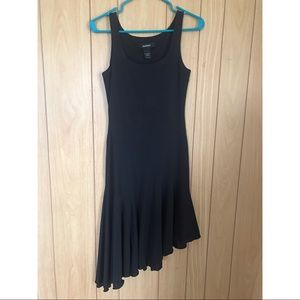 Express Asymmetrical Black Dress